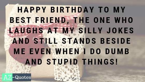 birthday message for a special friend