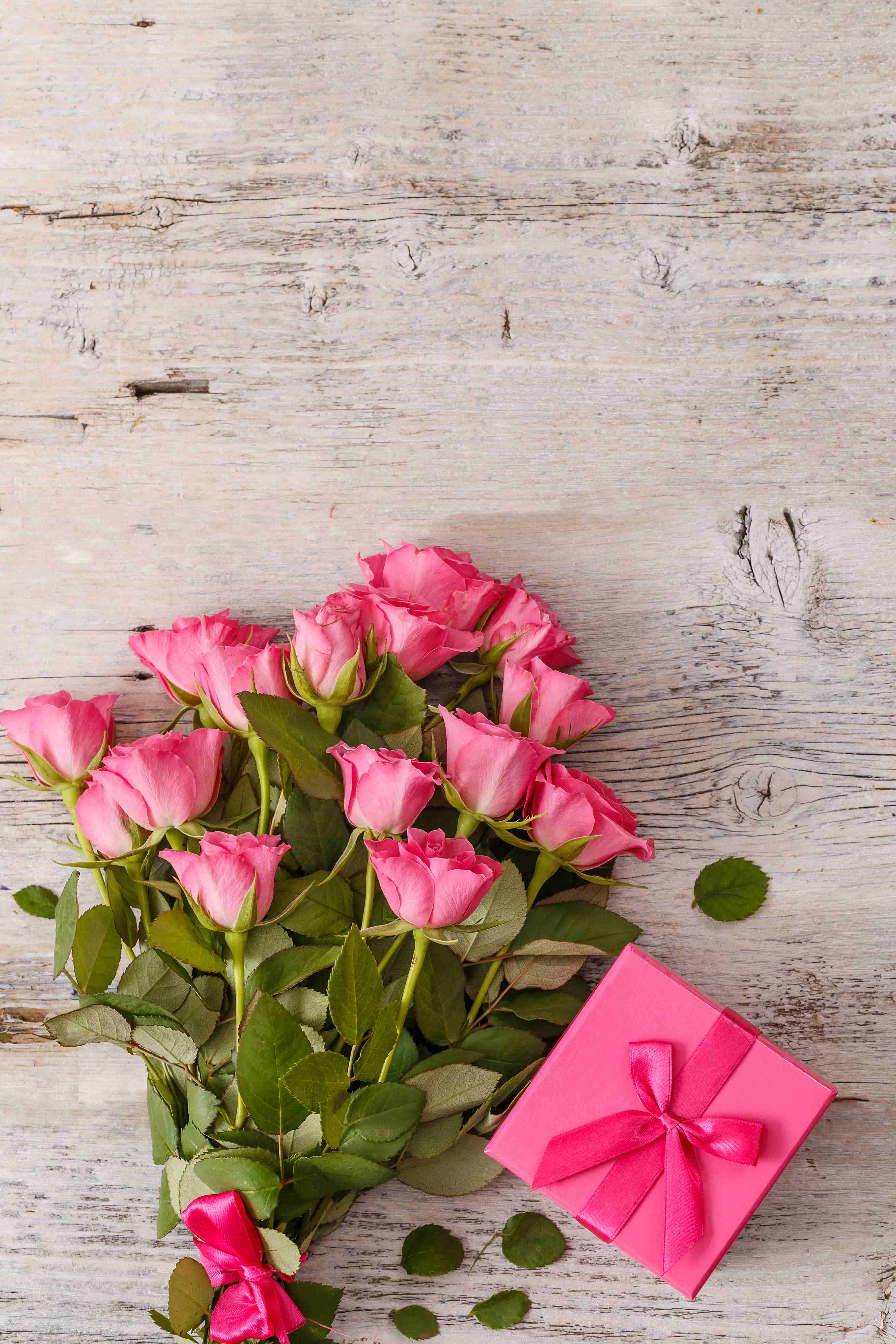 bouquet of pink rose images
